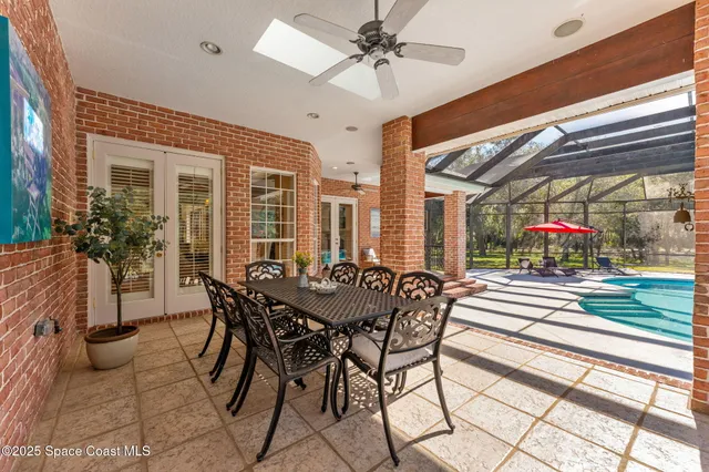 a view of a brick buildings with entryway