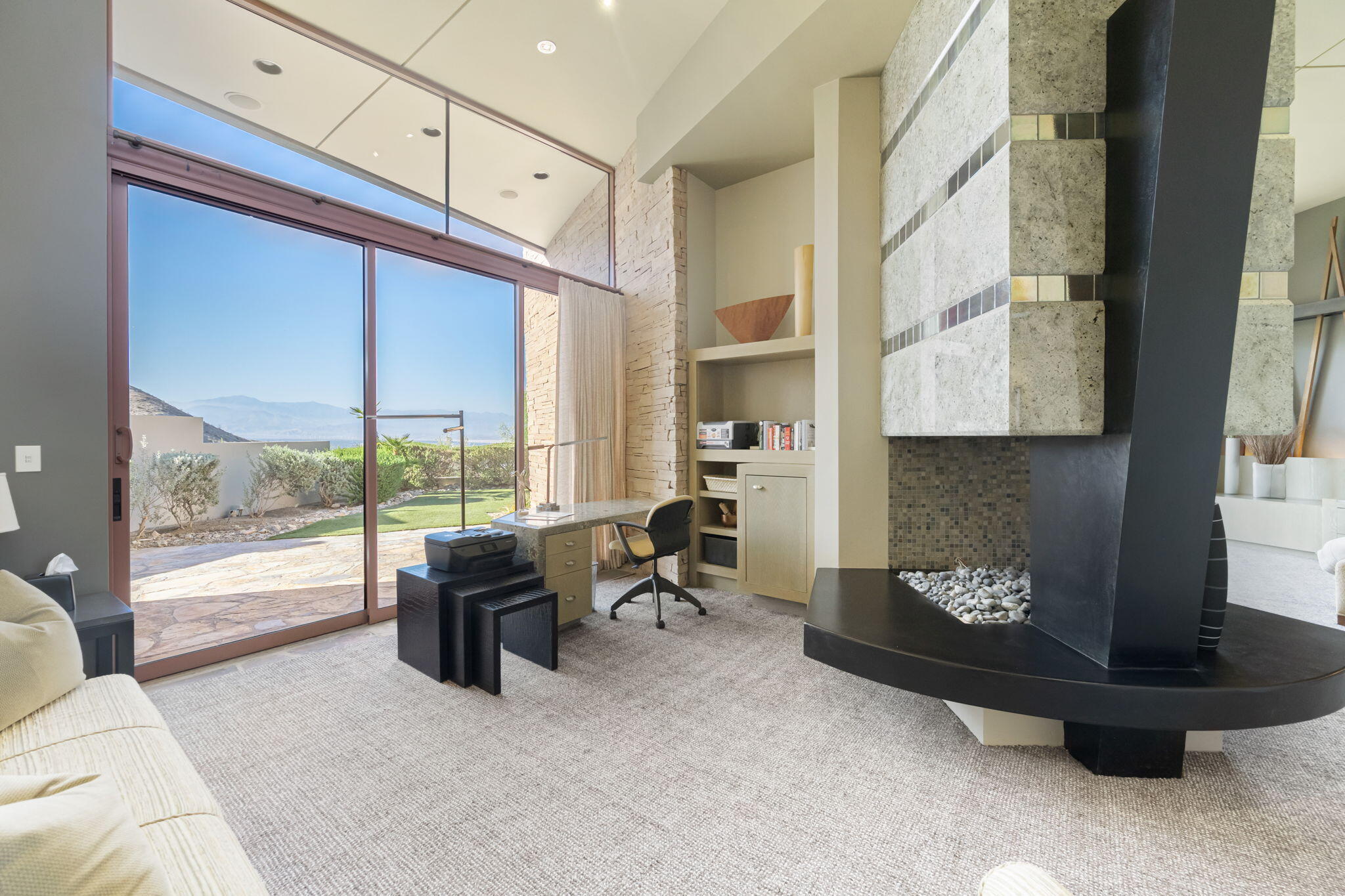 45 Sky Ridge Road Rancho Mirage, CA 92270 - Photo 16 of 85 a living room with furniture and a large window