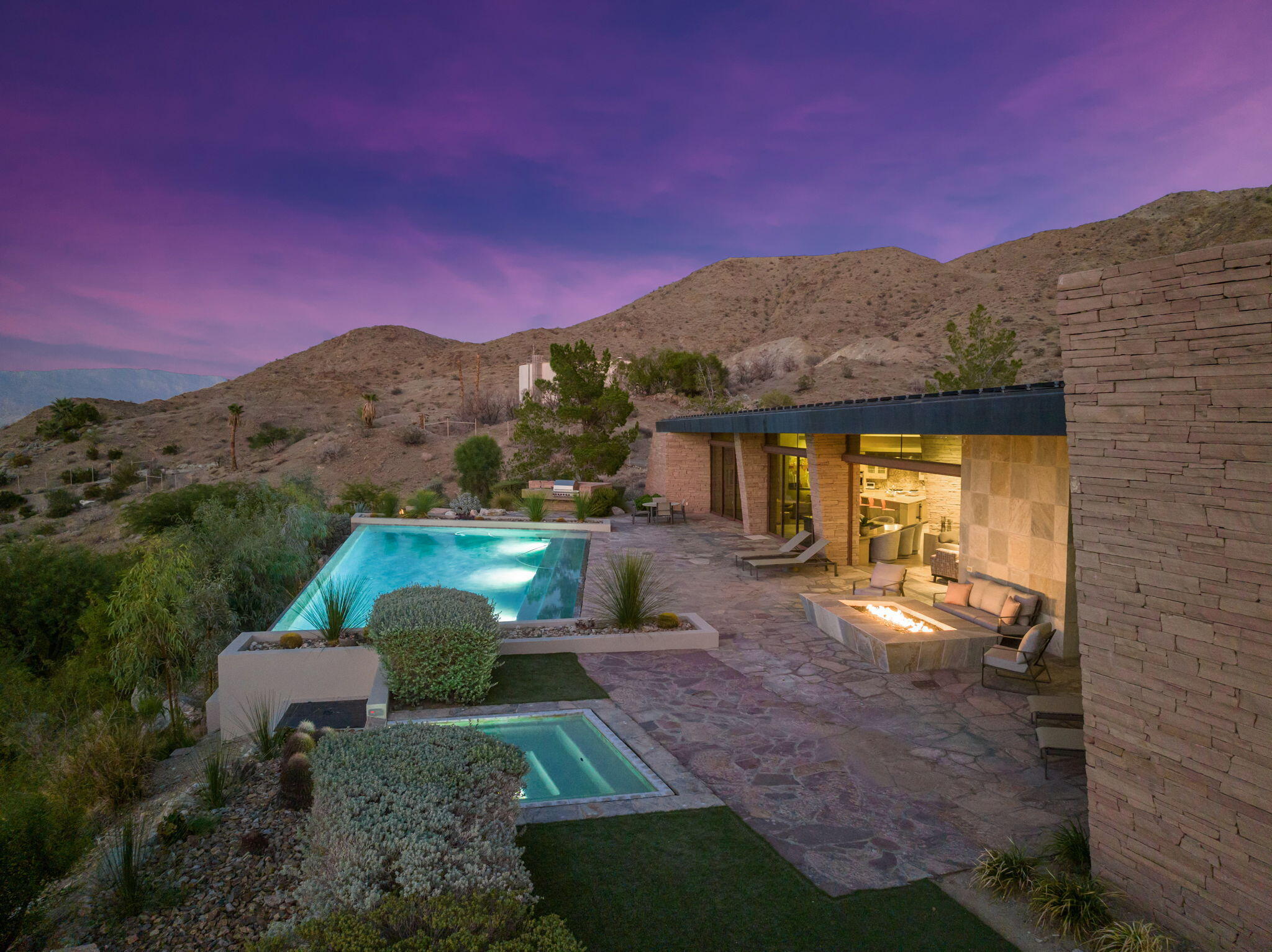 45 Sky Ridge Road Rancho Mirage, CA 92270 - Photo 38 of 85 a view of a small house with a yard