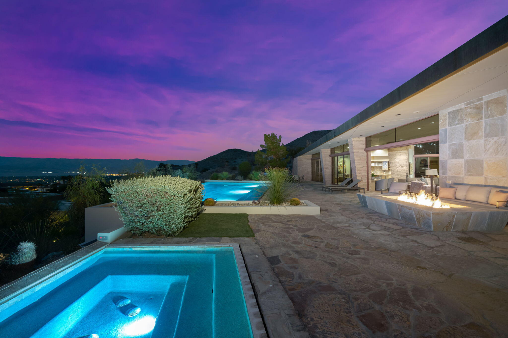 45 Sky Ridge Road Rancho Mirage, CA 92270 - Photo 39 of 85 a view of a house with a yard