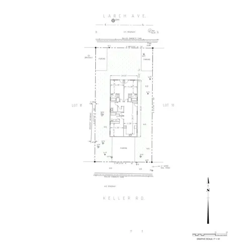 a view of a bathroom with sink and mirror