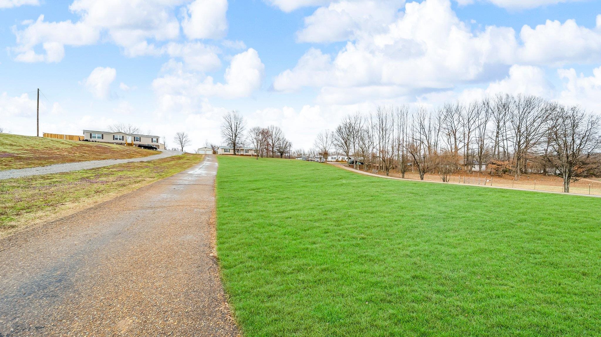 296 Adkins Road Burlison, TN 38015 - Photo 2 of 28 View of long drive and home on hill.