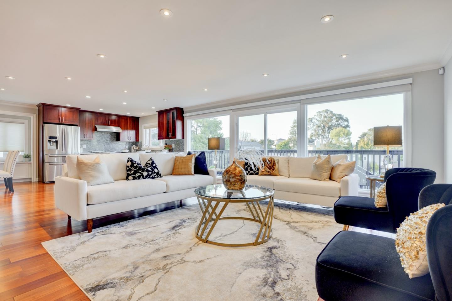 1112 Millbrae Avenue Millbrae, CA 94030 - Photo 9 of 100 a living room with furniture and a large window
