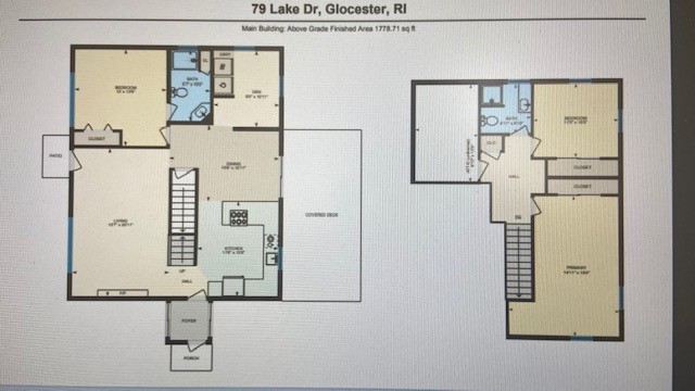 79 Lake Drive Glocester, RI 02814 - Photo 34 of 34 Floor plan of the house