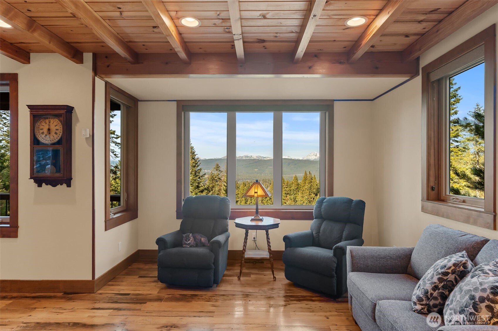 824 Huntrick Drive Cle Elum, WA 98922 - Photo 6 of 38 a living room with furniture and a large window