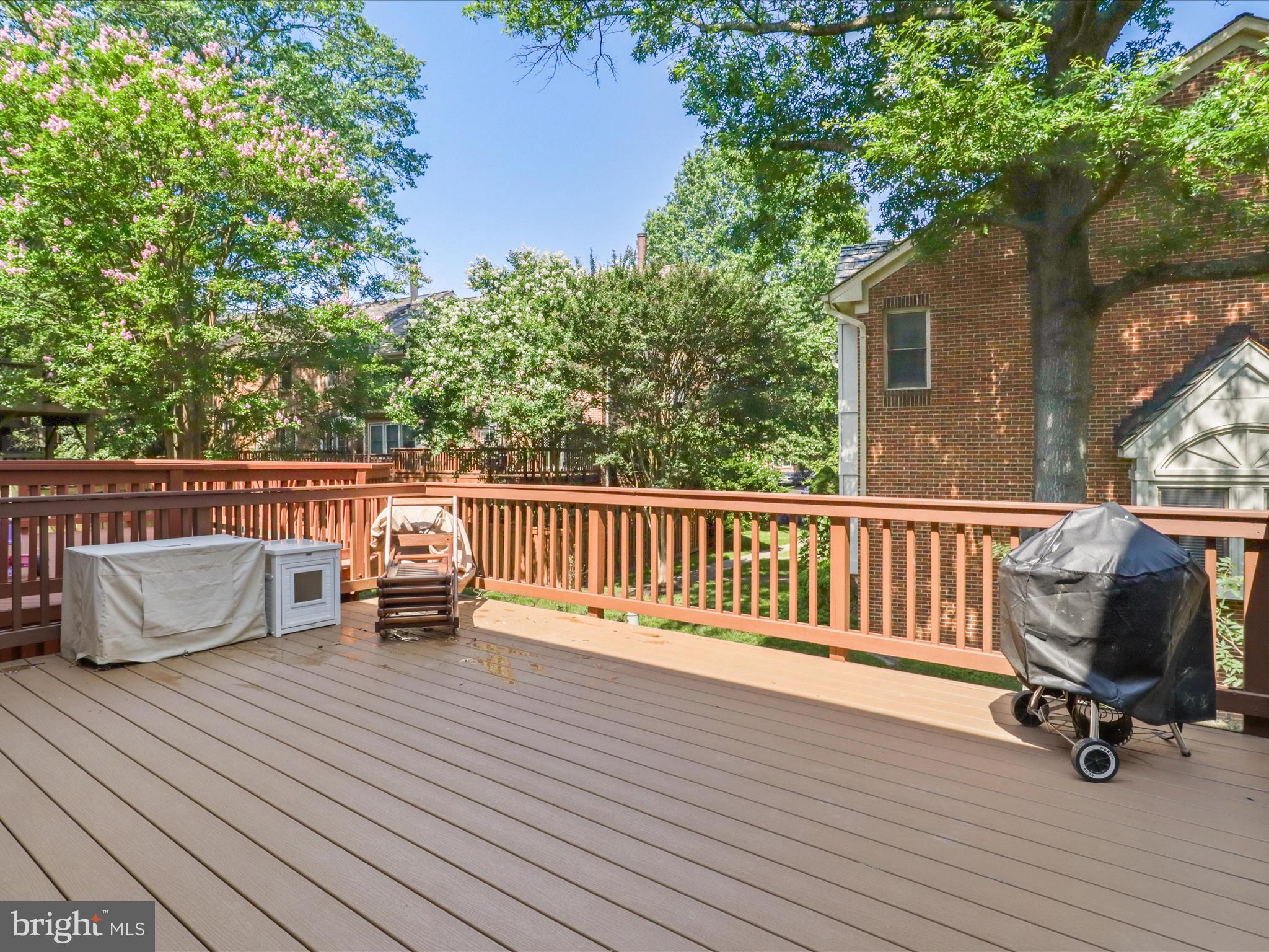 11770 Valley Ridge Circle Fairfax, VA 22033 - Photo 17 of 61 Trex Deck with Pond View
