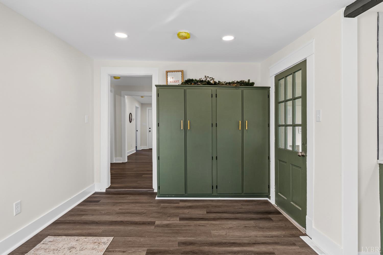 2961 Triangle Place Lynchburg, VA 24501 - Photo 18 of 26 a view of a hallway with wooden floor and staircase