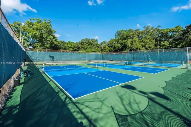 a view of a tennis court