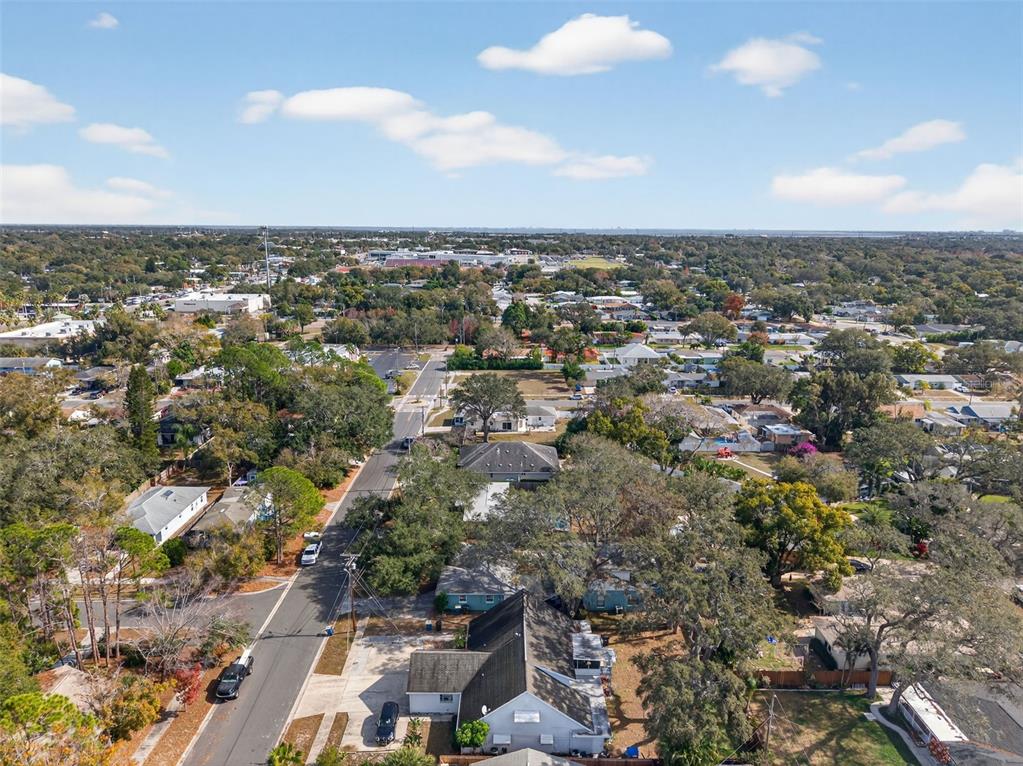 1739 Turner Street Clearwater, FL 33756 - Photo 71 of 72 an aerial view of a city with lots of residential buildings