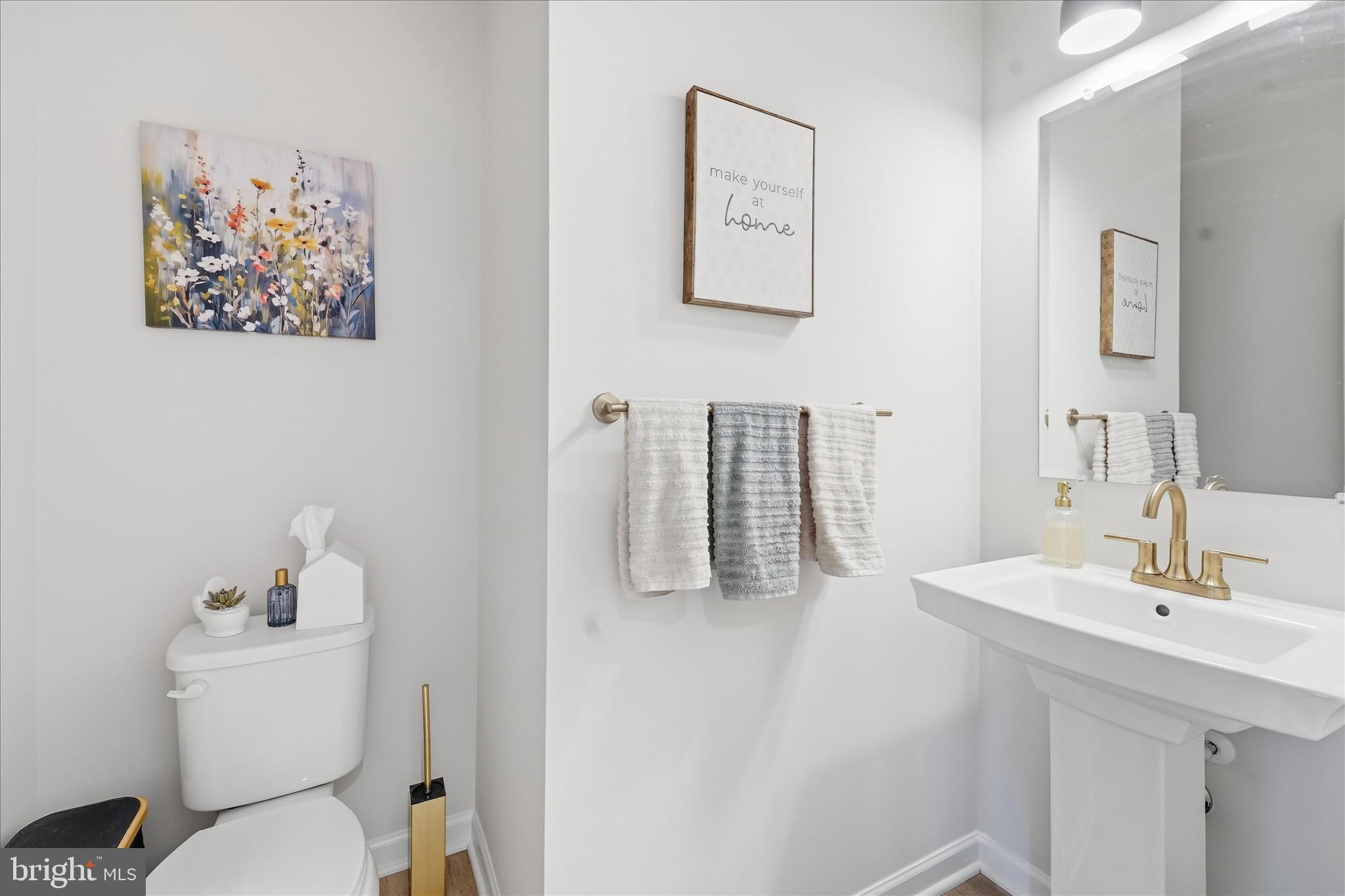 910 Enfield Farm Lane Brunswick, MD 21716 - Photo 24 of 87 a bathroom with a toilet sink and mirror