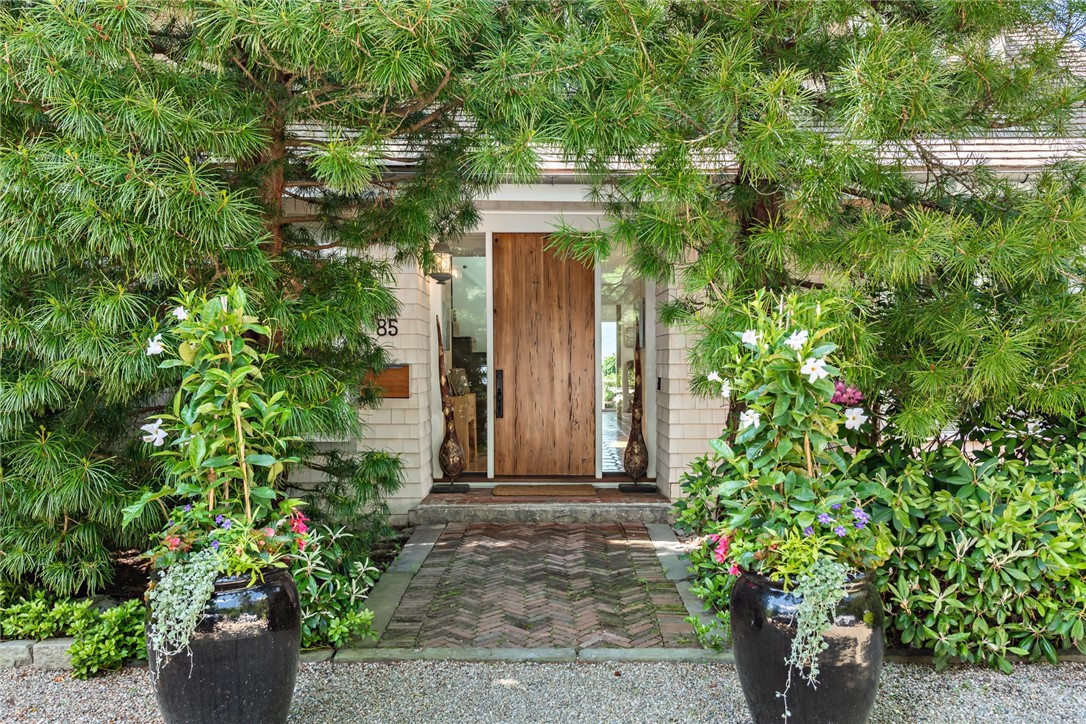 79 Shore Road Bristol, RI 02809 - Photo 23 of 50 Pecky Cypress Wood Door- Main House