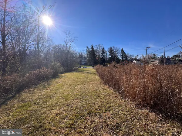 a view of a yard with a house