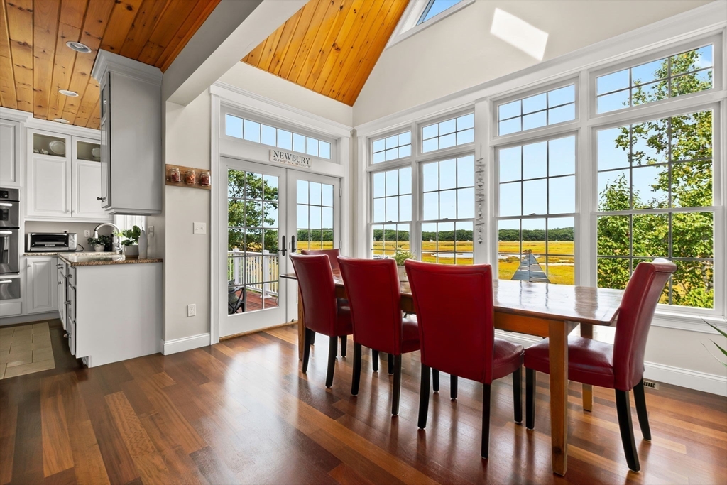 24 Old Rowley Road Newbury, MA 01951 - Photo 9 of 42 a view of a dining room with furniture window and wooden floor
