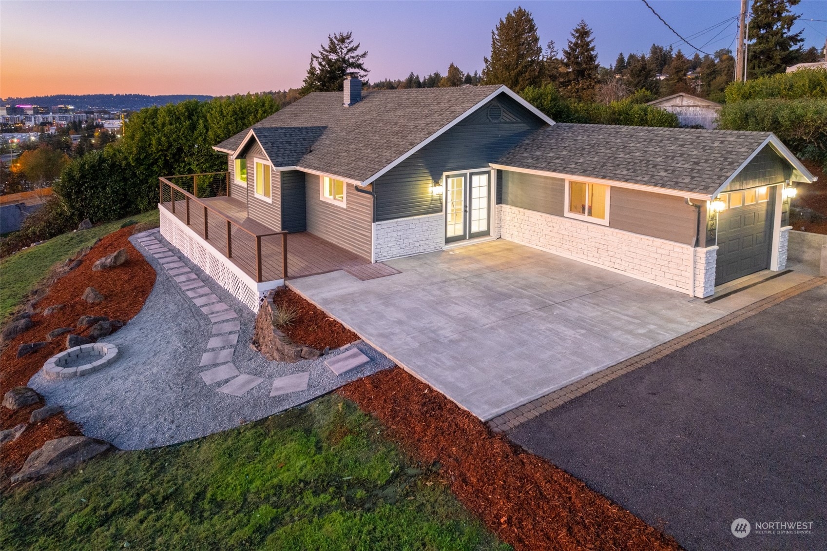 408 Grandey Way Northeast Renton, WA 98056 - Photo 1 of 34 a front view of a house with a yard