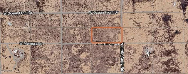 a view of a dry yard