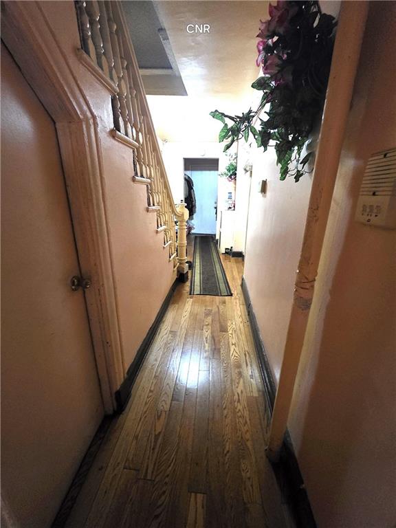 408 Madison Street Brooklyn, NY 11221 - Photo 12 of 17 a view of entryway with wooden floor