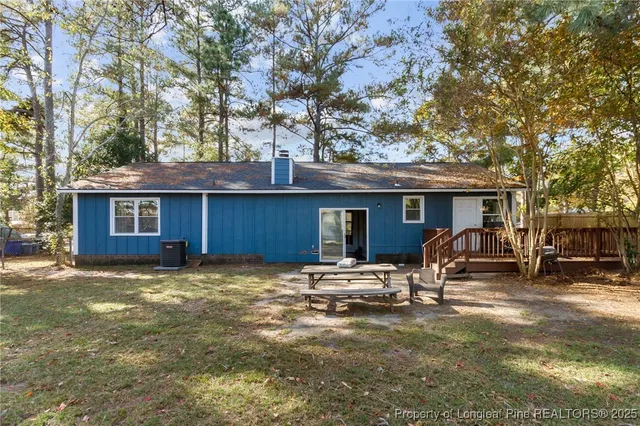 a view of a house with a patio