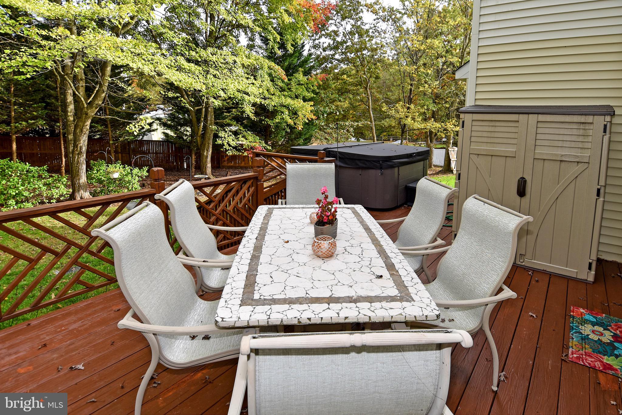 15651 Wheatfield Road Woodbridge, VA 22193 - Photo 36 of 39 Deck/ Hot Tub
