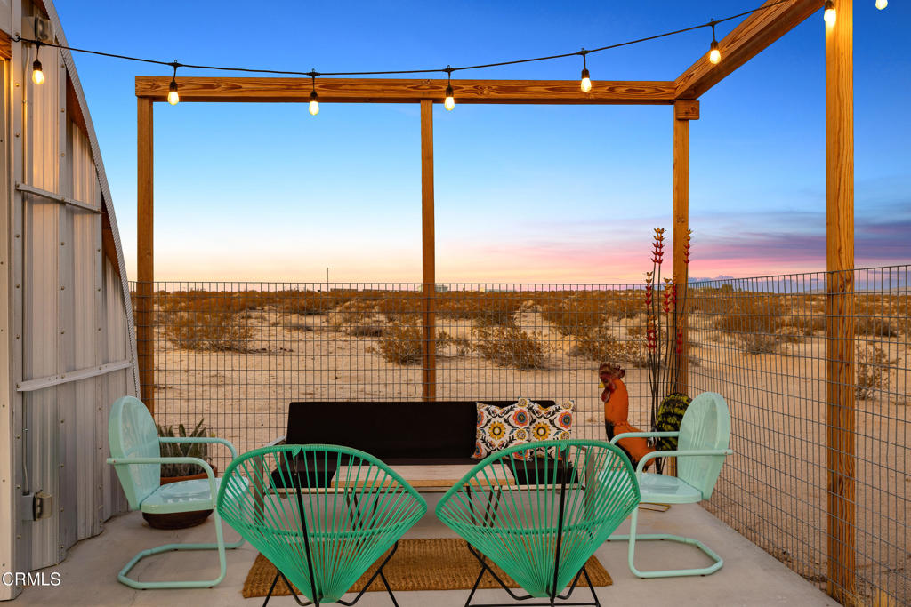 66336 Brant Crossing Road Joshua Tree, CA 92252 - Photo 23 of 27 Patio off Garage