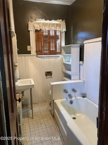 a view of a bathroom with sink