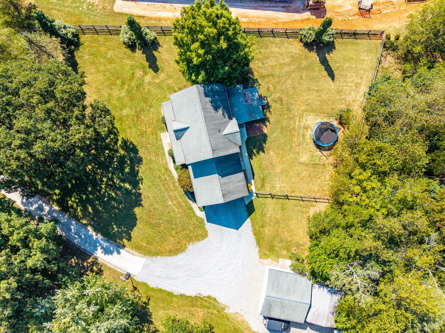 1324 Remington Ridge Drive Goode, VA 24556 - Photo 45 of 49 an aerial view of residential house with pool and yard