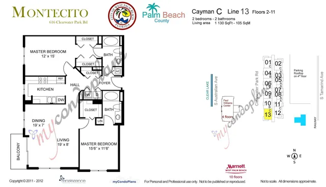 $475,000 | 616 Clearwater Park Road, Unit 913, West Palm Beach, FL 33401