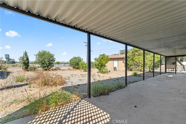 a view of a house with a patio