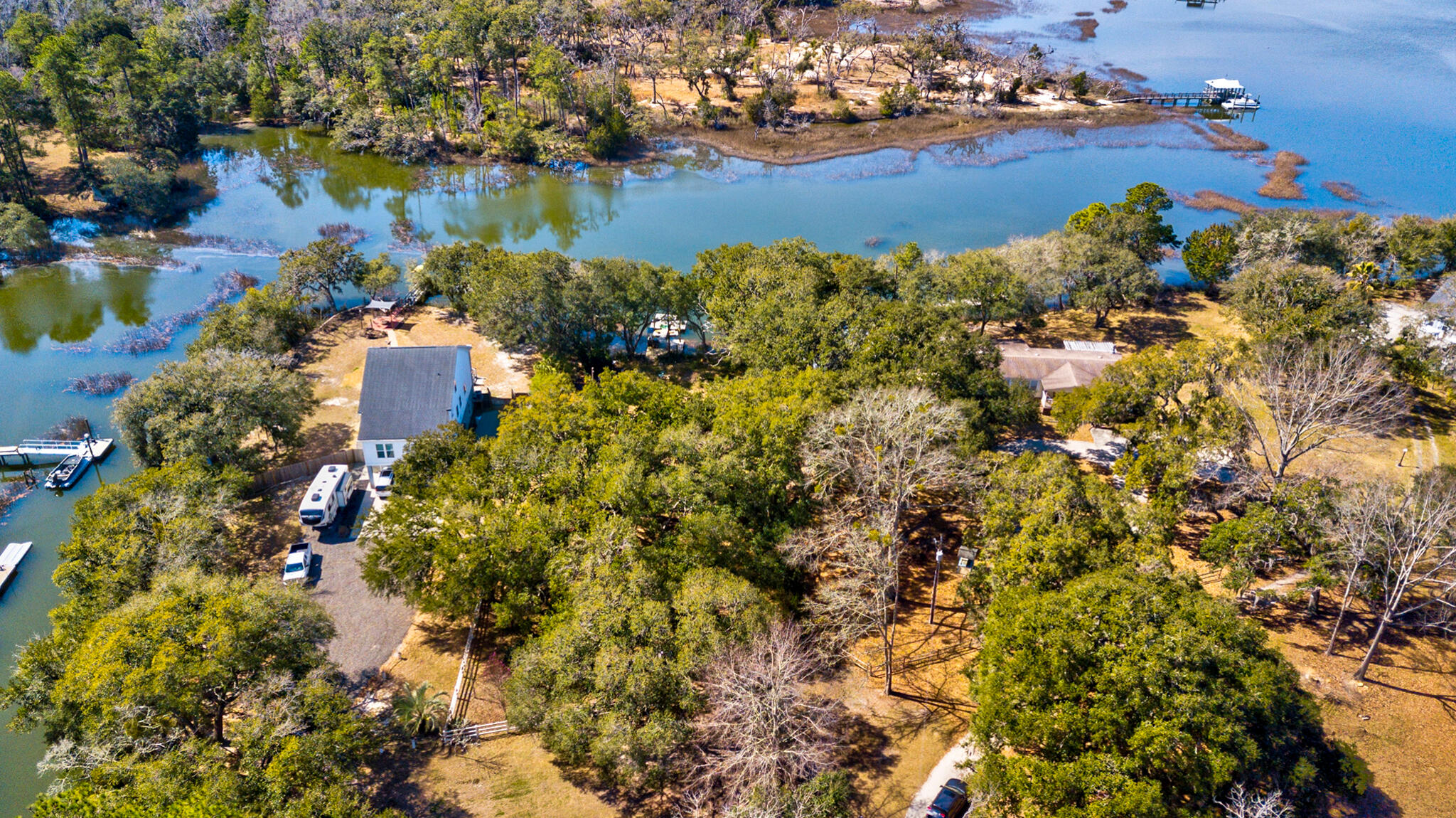 4559 Smoak Road Meggett, SC 29449 - Photo 17 of 30 drone-smoke rd