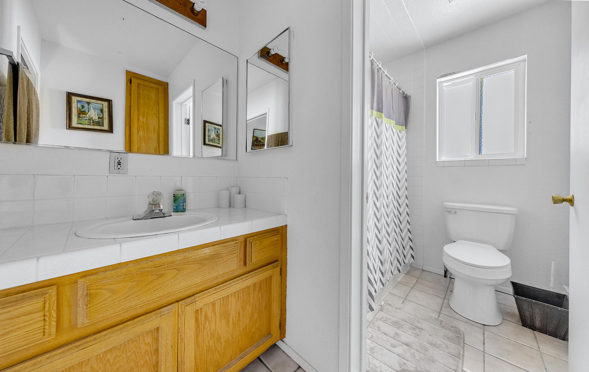 467 Martin Way Chester, CA 96020 - Photo 14 of 39 a bathroom with a sink and a mirror