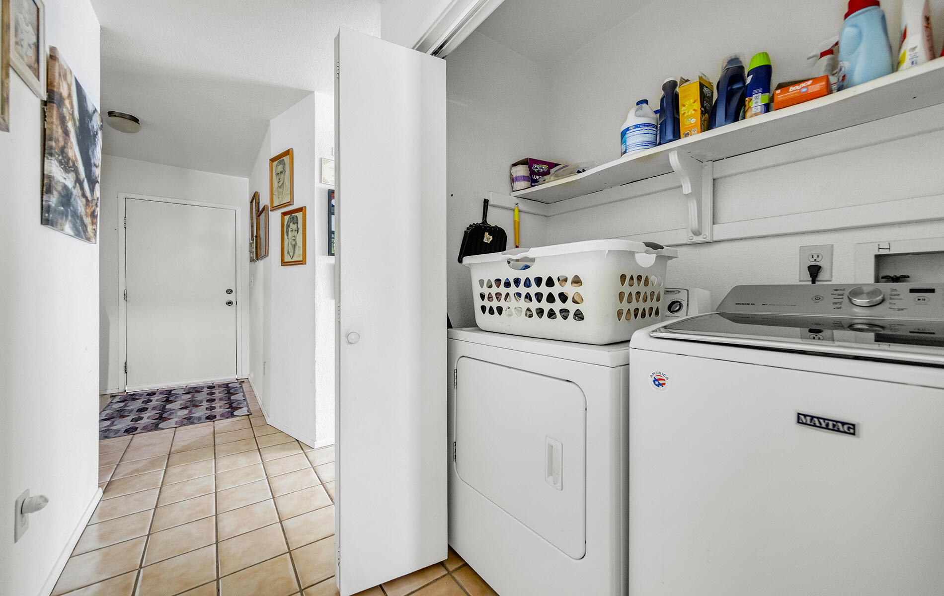 467 Martin Way Chester, CA 96020 - Photo 16 of 39 a hallway with a washer and dryer
