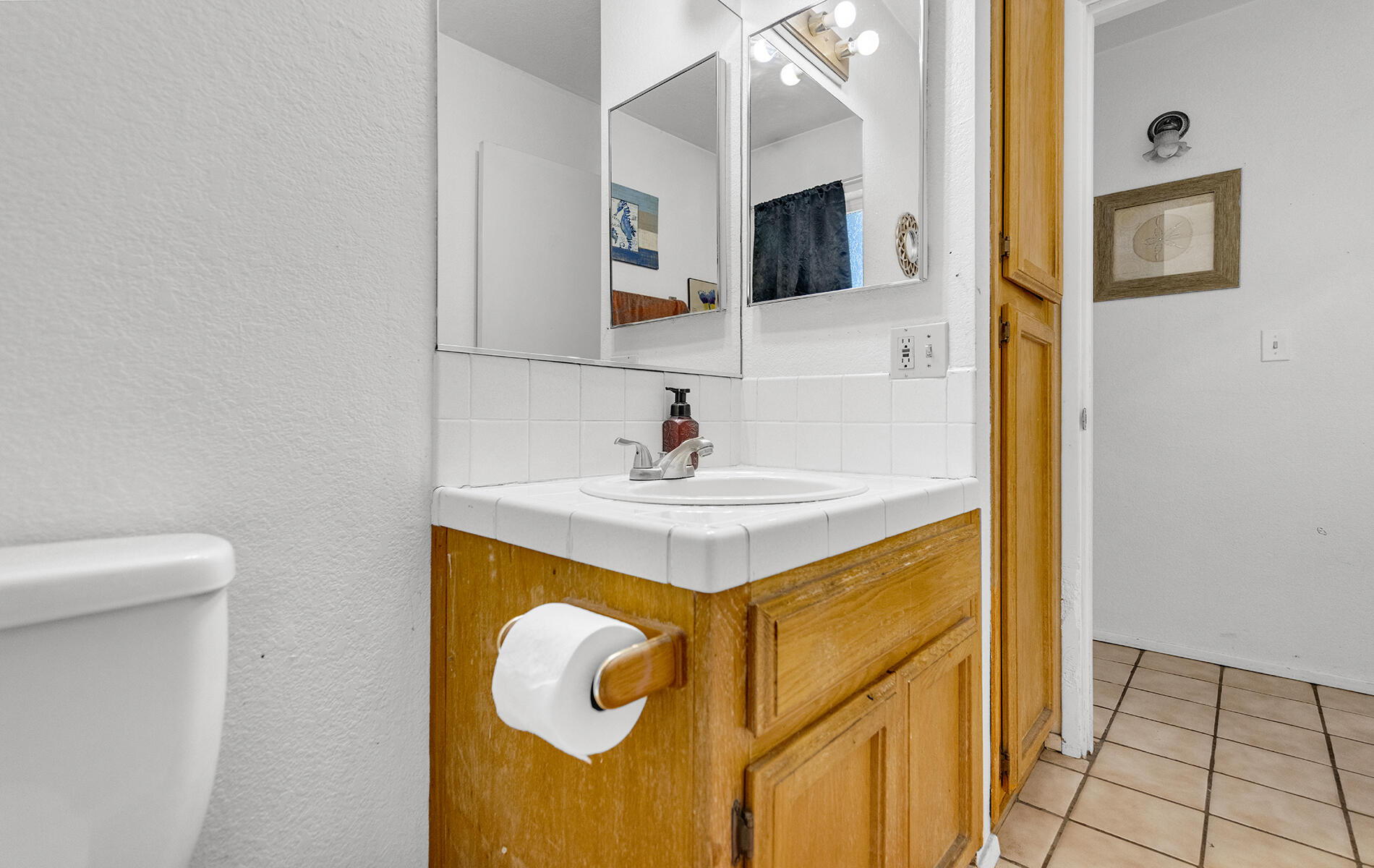 467 Martin Way Chester, CA 96020 - Photo 24 of 39 a bathroom with a sink and a mirror