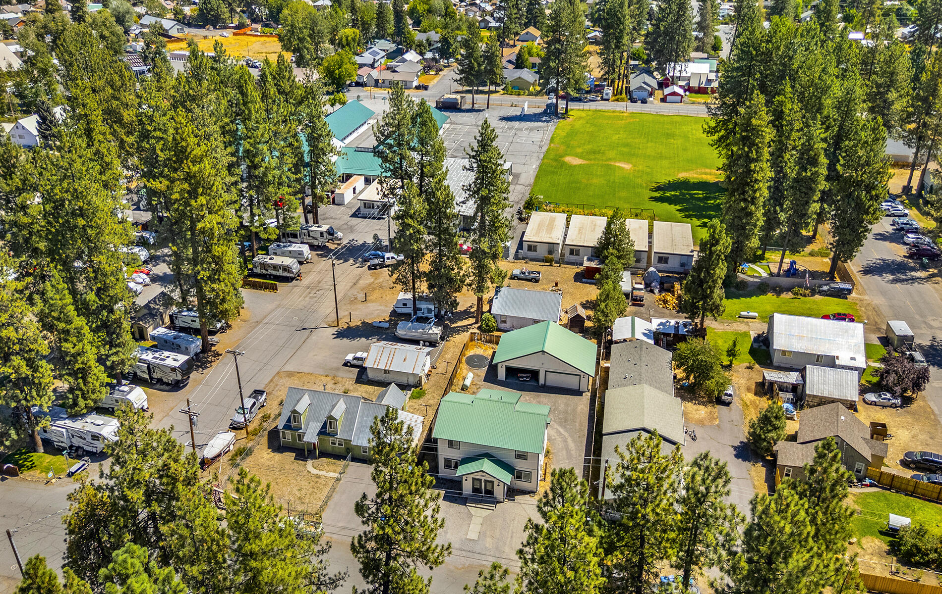 467 Martin Way Chester, CA 96020 - Photo 34 of 39 an aerial view of a houses with a yard