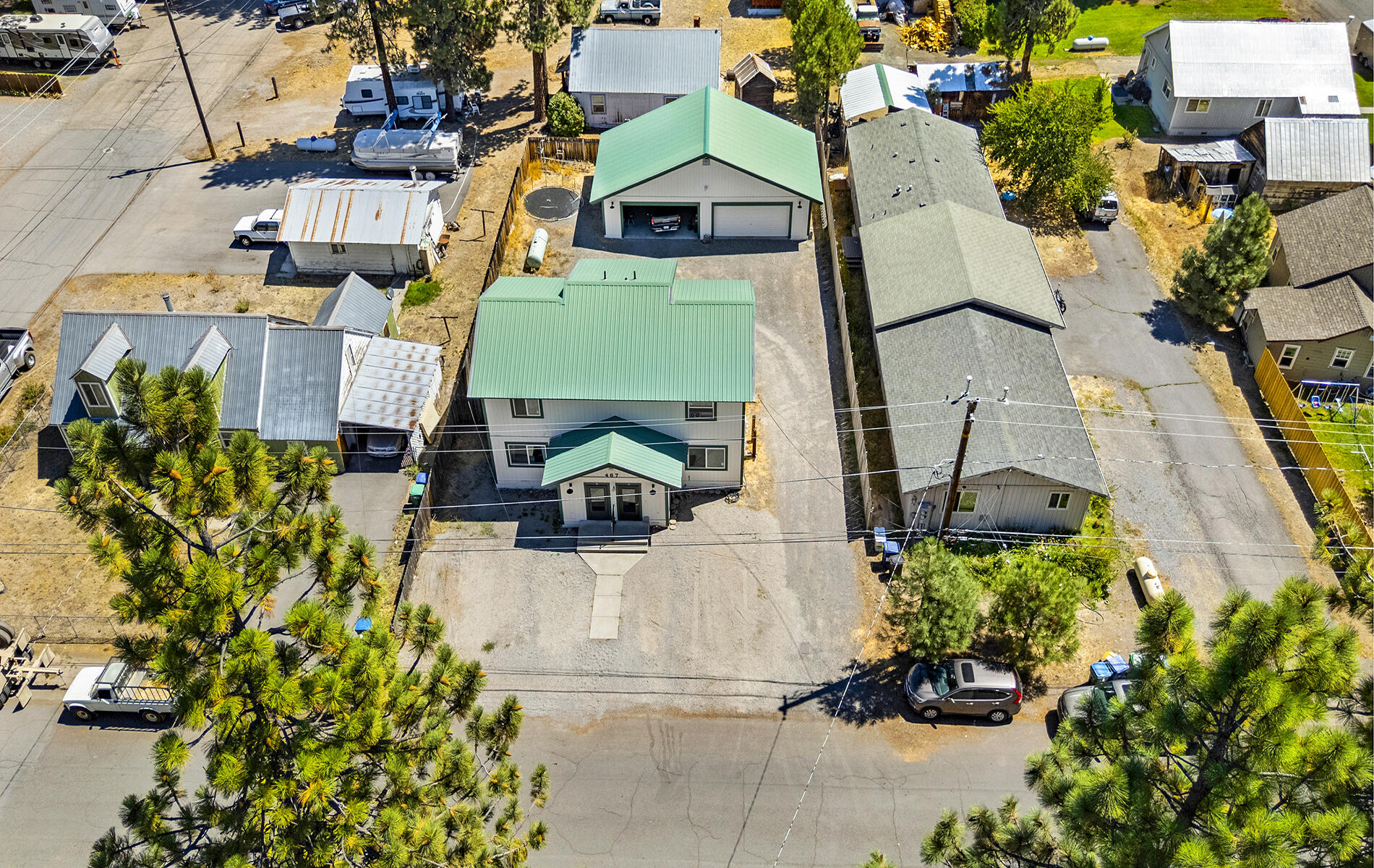 467 Martin Way Chester, CA 96020 - Photo 5 of 39 an aerial view of multiple houses