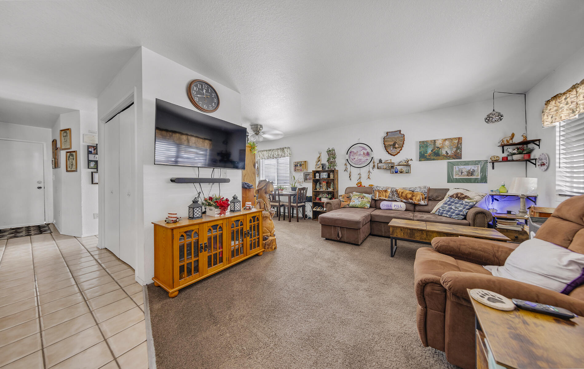 467 Martin Way Chester, CA 96020 - Photo 6 of 39 a living room with furniture and a flat screen tv