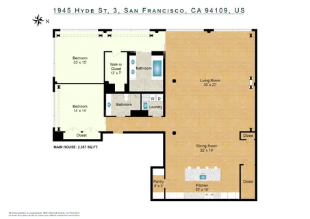 $3,750,000 | 1945 Hyde Street, Unit 3, San Francisco, CA 94109