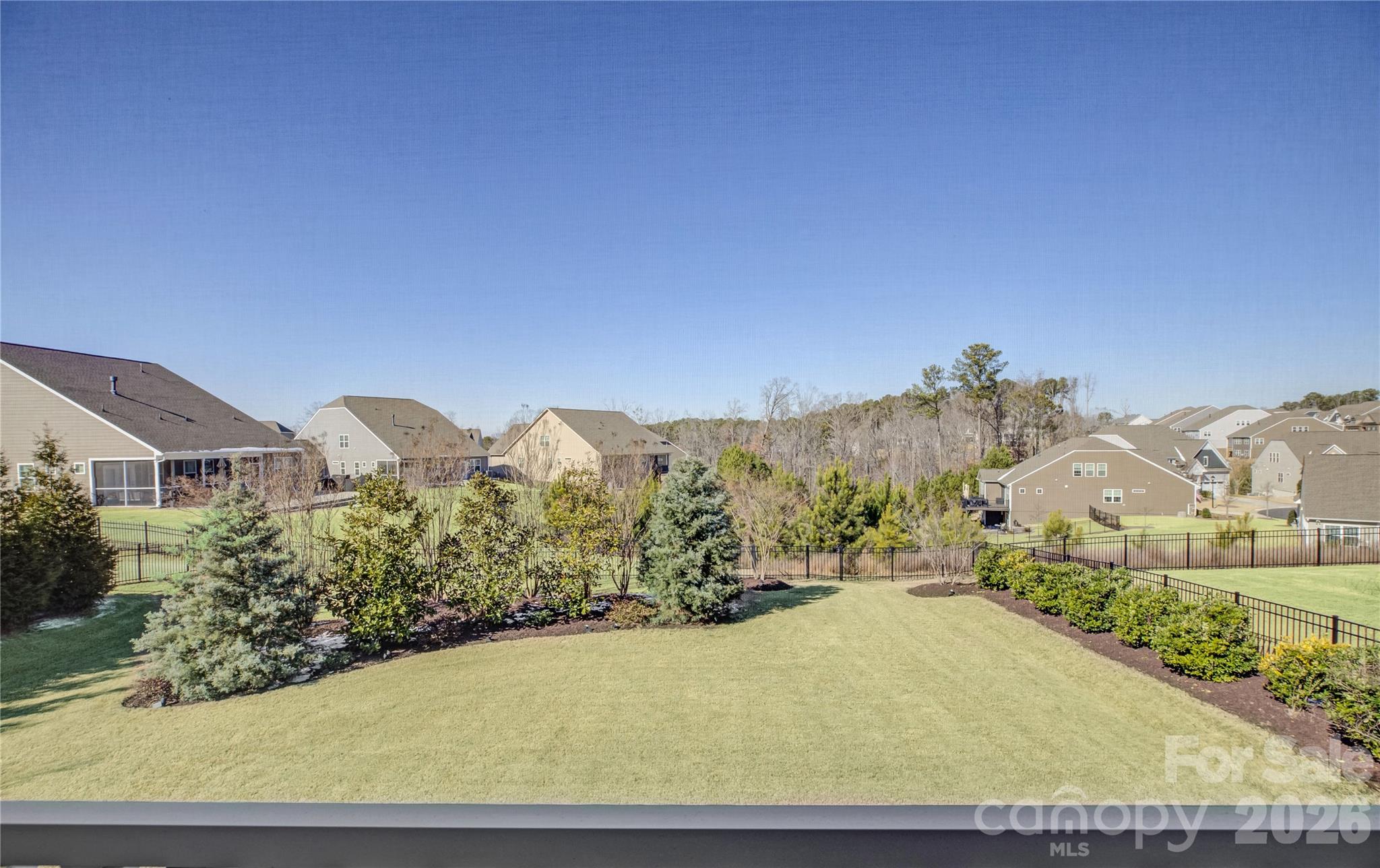 16541 Cozy Cove Road Charlotte, NC 28278 - Photo 17 of 47 a view of a sky from a balcony