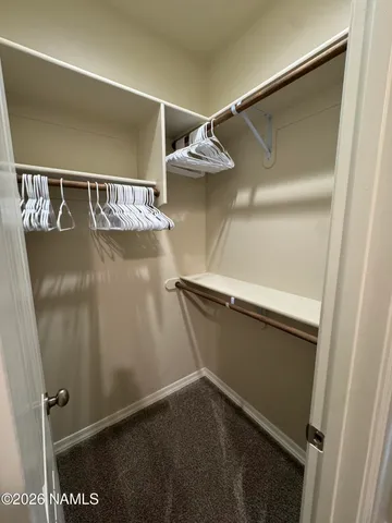 a view of walk in closet