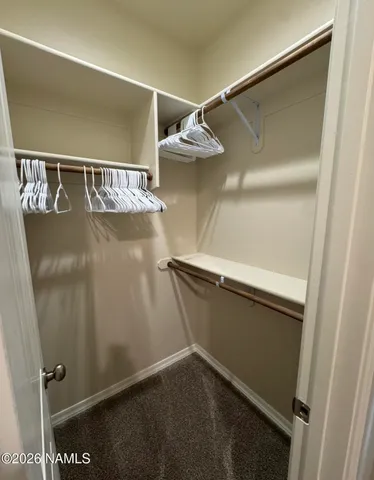 a view of walk in closet