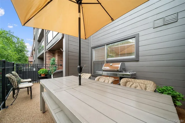 a outdoor space with furniture and a couch