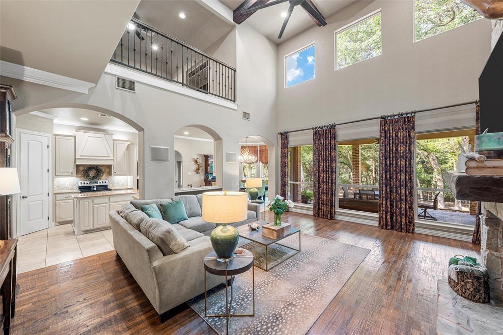 338 Estes Rch Road Bruceville, TX 76630 - Photo 10 of 40 a living room with furniture and wooden floor