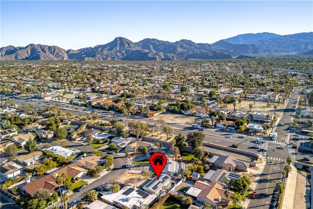 an aerial view of city