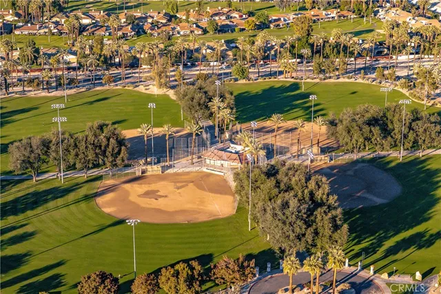 a view of a lake with houses