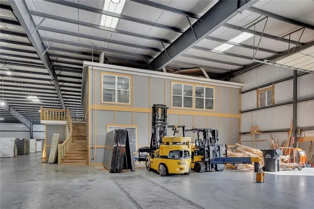 a car parked in front of a building