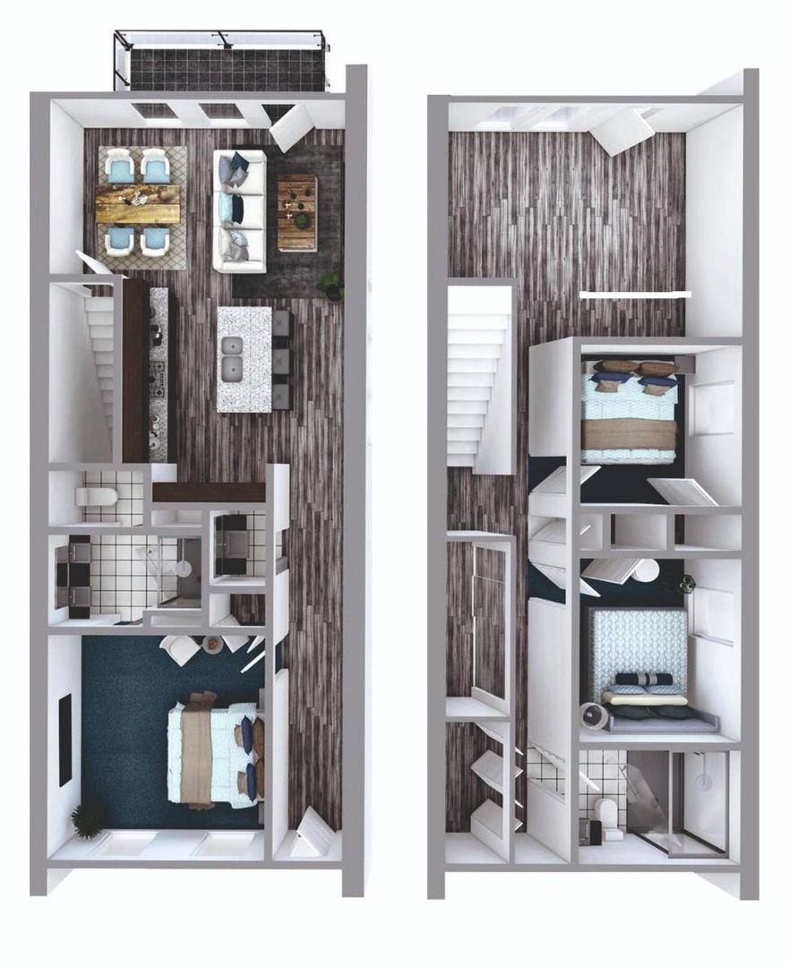 100 Great Loop E Drive, Unit 38 Ottawa, IL 61350 - Photo 10 of 15 a kitchen view of a kitchen island and stainless steel appliances