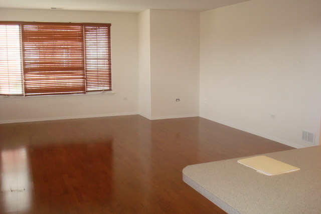 640 McHenry Road, Unit 2208 Wheeling, IL 60090 - Photo 6 of 17 an empty room with wooden floor and windows