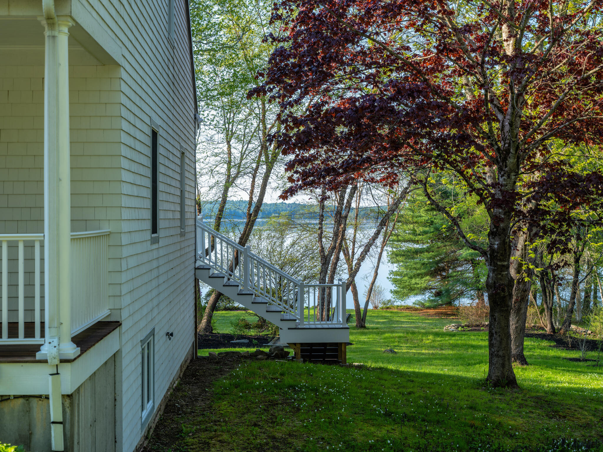 299 Gates Road Jefferson, ME 04348 - Photo 100 of 121 Side View of Home w/ Waterviews