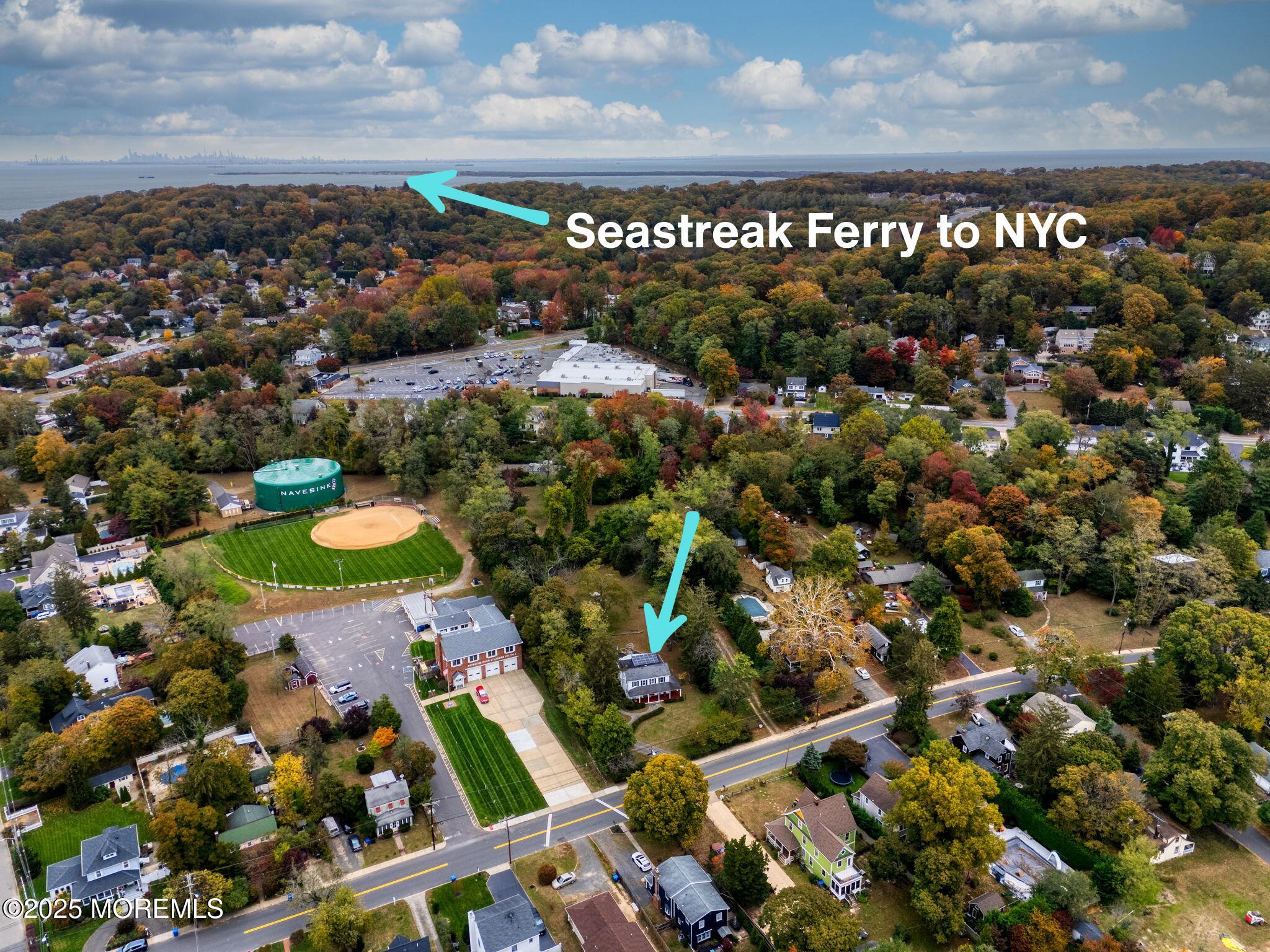 139 Monmouth Avenue Atlantic Highlands, NJ 07716 - Photo 6 of 40 an aerial view of a house