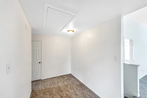 a house view with a garden space