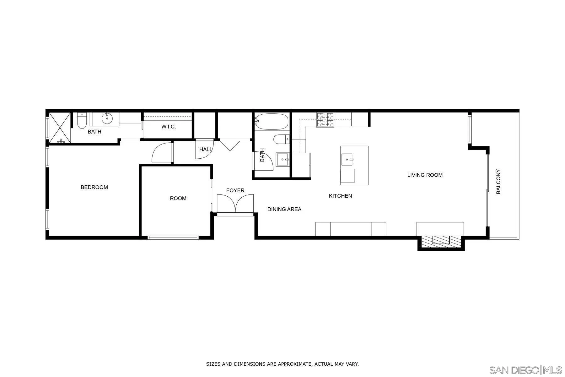 720 4th Street, Unit 1 Encinitas, CA 92024 - Photo 16 of 29 a picture of a floor plan