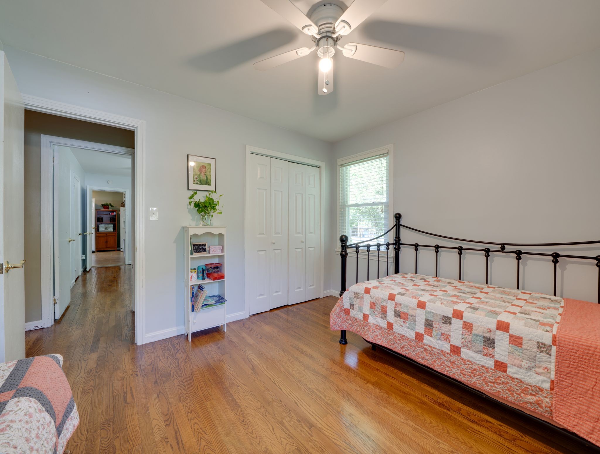 125 The Trace Dover, TN 37058 - Photo 17 of 29 a bedroom with a bed and a chandelier